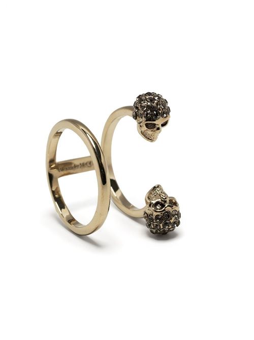 Twin Skull double ring ALEXANDER MCQUEEN | 553656J160K7286